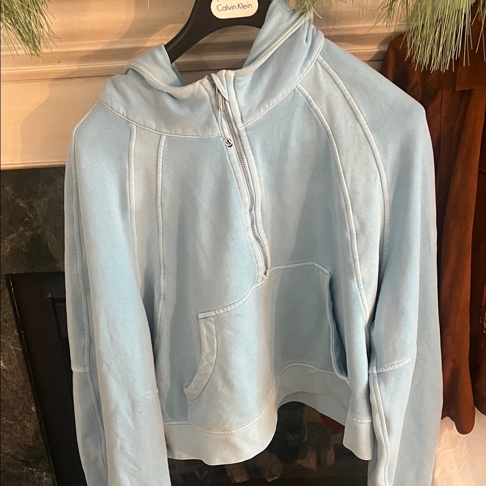Lulu Lemon blue sweatshirt ! Can fit medium if you like oversized !